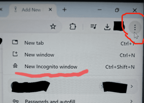 Incognito Mode IMage